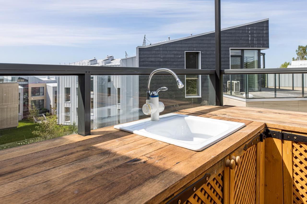 #Stayhere - Apartment With Terrace Bbq At Sventosios Vartai Sventoji Bagian luar foto